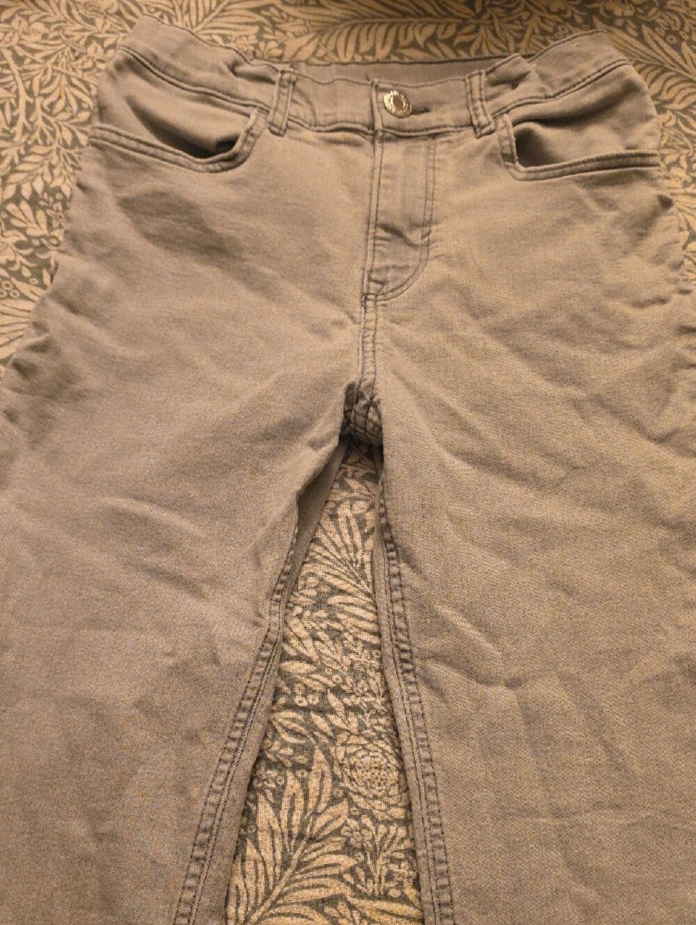 H&M Kids Slim Fit Light Gray Jeans - Picture 2 of 4